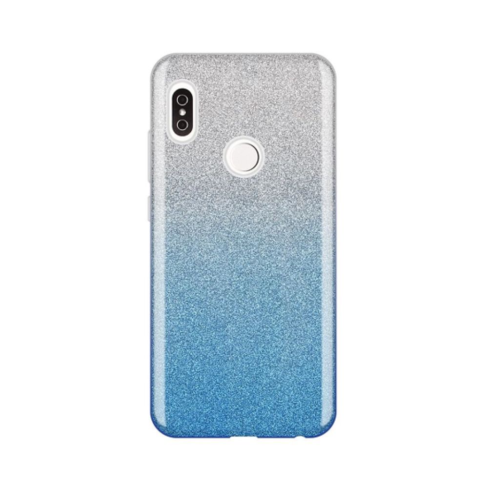 Θήκη Shining TPU Xiaomi Redmi Note 5/Note 5 Pro Μπλε-Ασημί