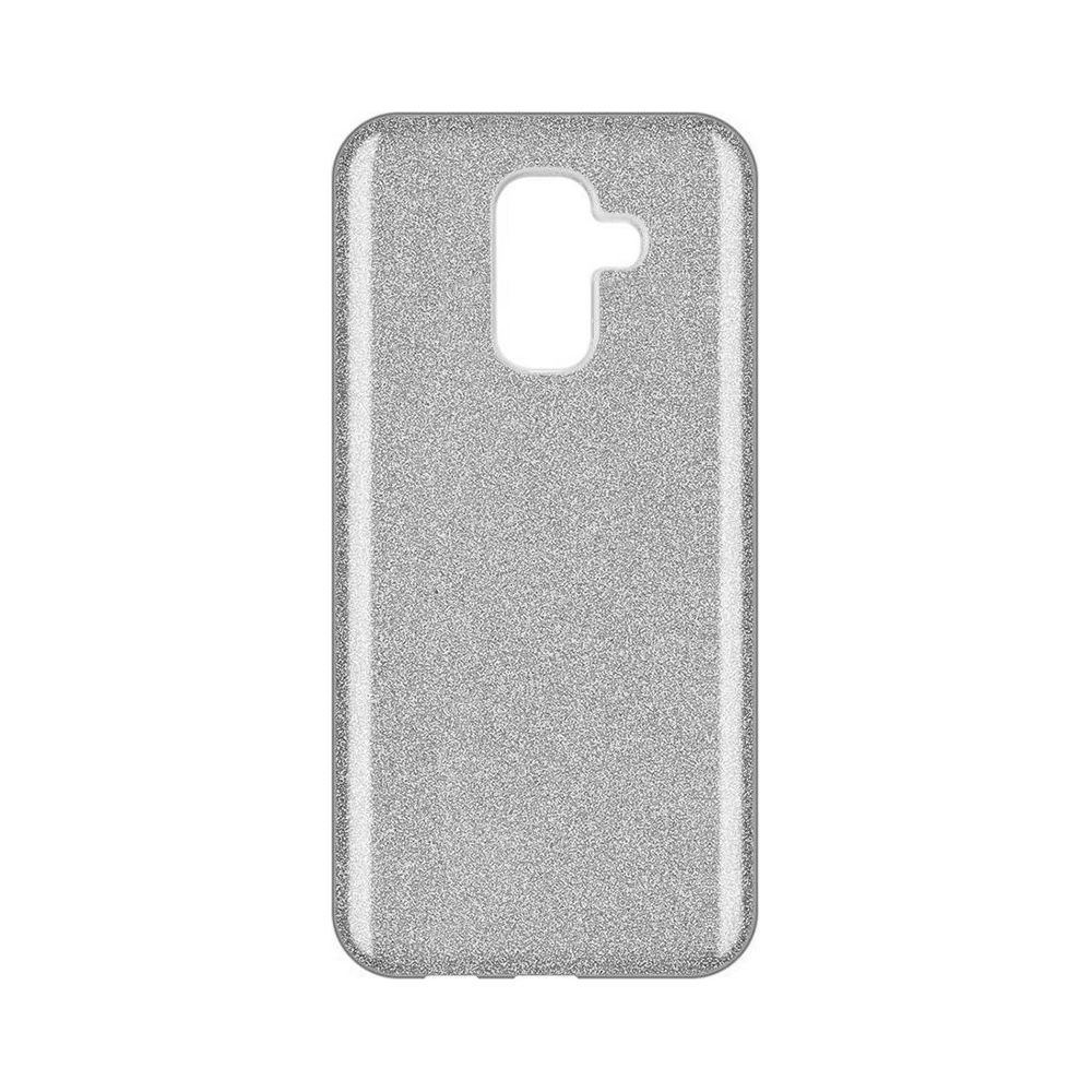 Θήκη Shining TPU Samsung Galaxy A6 Plus / Galaxy J8 2018 Ασημί