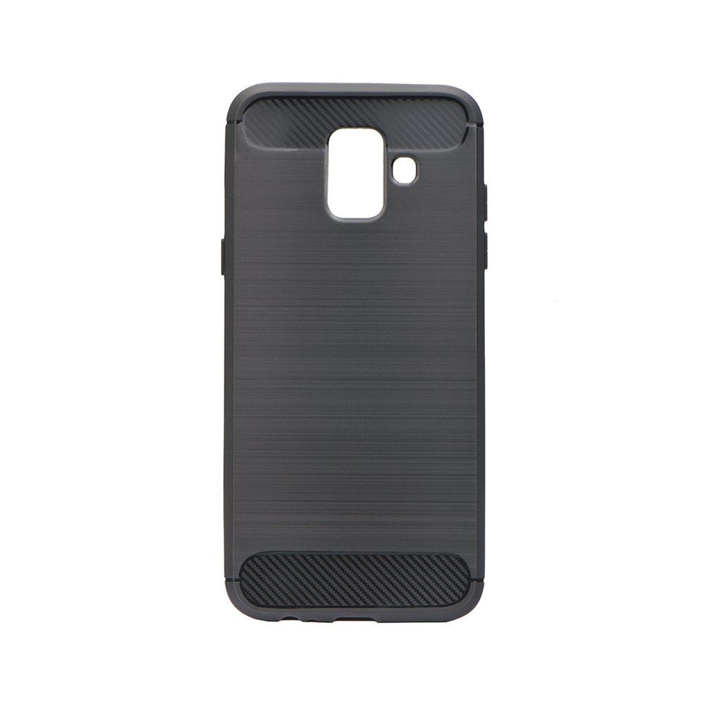Θήκη Σιλικόνης Carbon TPU Fiber Brushed Samsung Galaxy J6 2018 Μαύρο