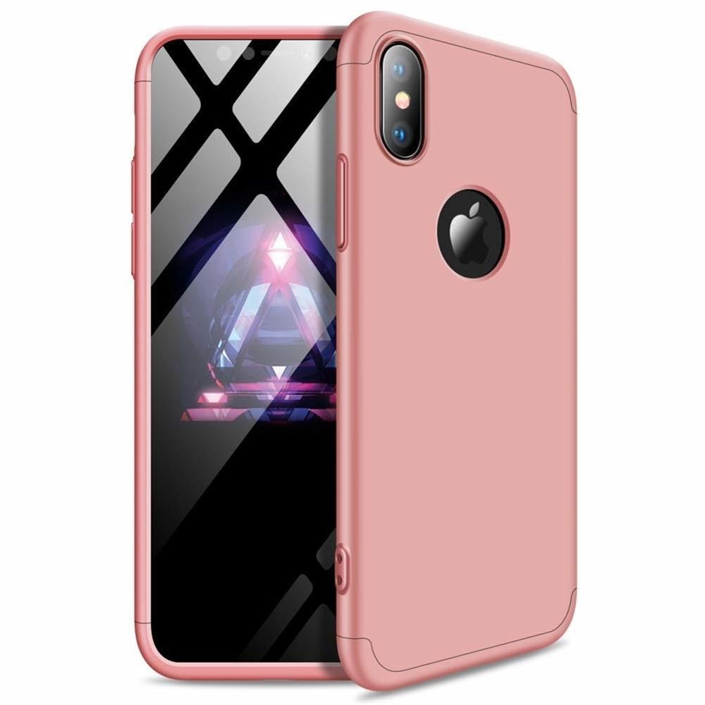 GKK 360 Full Body Protection Apple iPhone XR Ροζ Χρυσό