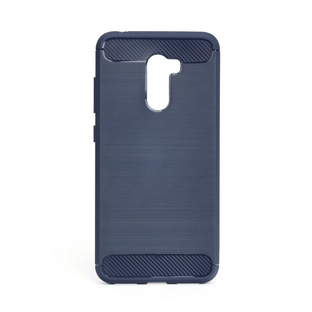 Θήκη Σιλικόνης Carbon TPU Fiber Brushed Xiaomi Pocophone F1 Μπλε