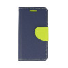 Fancy Book Apple iPhone X / iPhone XS Σκούρο Μπλε/Λαχανί