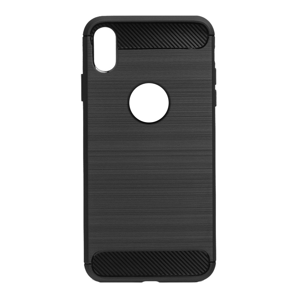 Θήκη Σιλικόνης Carbon TPU Fiber Brushed Apple iPhone XS MAX Μαύρο