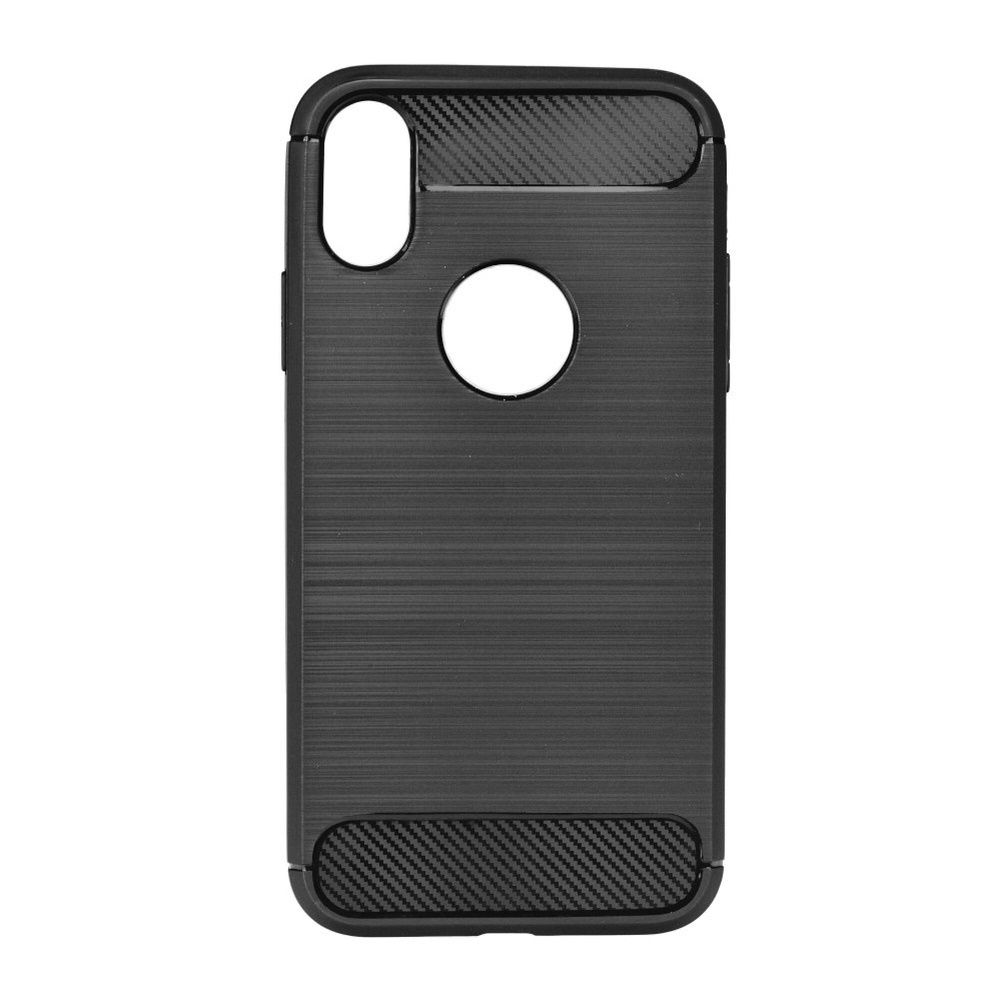 Θήκη Σιλικόνης Carbon TPU Fiber Brushed Apple iPhone X / iPhone XS Μαύρο