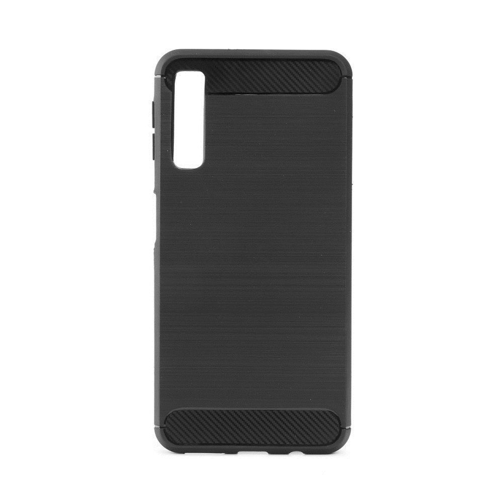 Θήκη Σιλικόνης Carbon TPU Fiber Brushed Samsung Galaxy A7 2018 Μαύρο