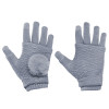 Γάντια Touchscreen 2in1 Striped and Fingerless one size Γκρι