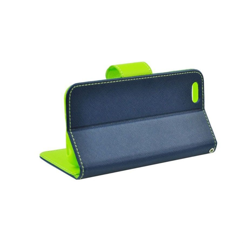 Fancy Book Samsung Galaxy Note 10 Σκούρο Μπλε/Λαχανί