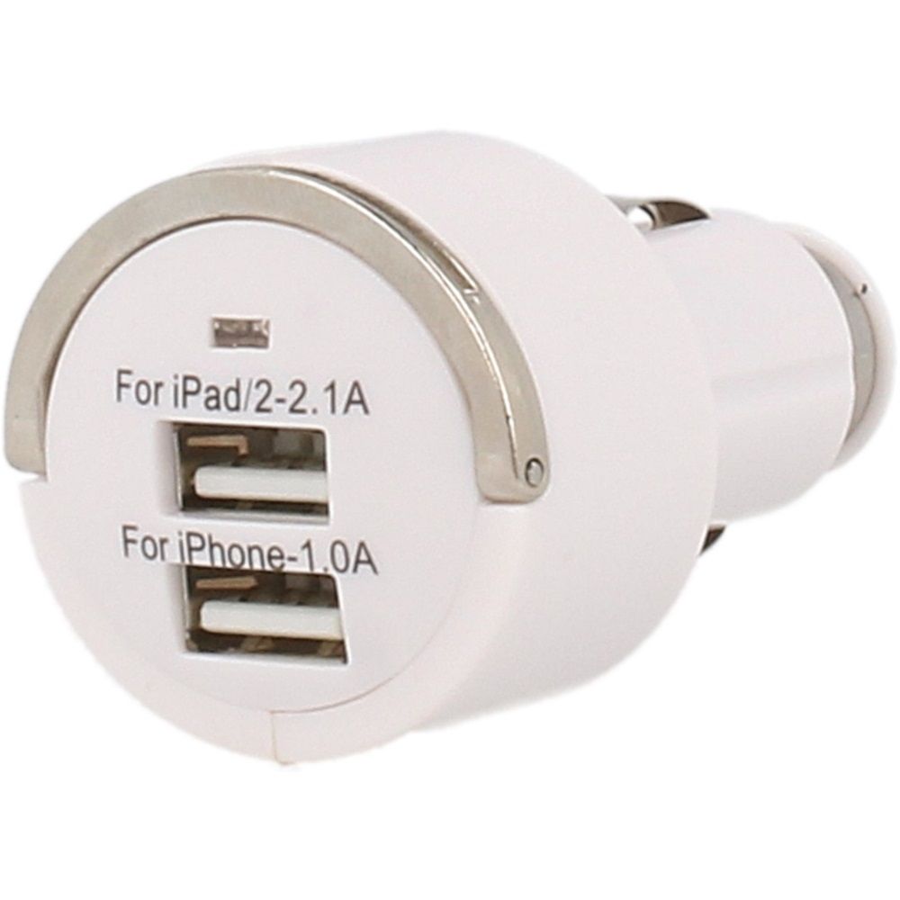 Φορτιστής Αυτοκινήτου 2xUSB 3.1A Λευκό