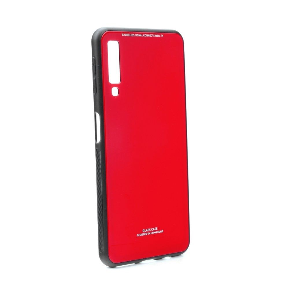 Glass Case Samsung Galaxy A7 2018 Κόκκινο