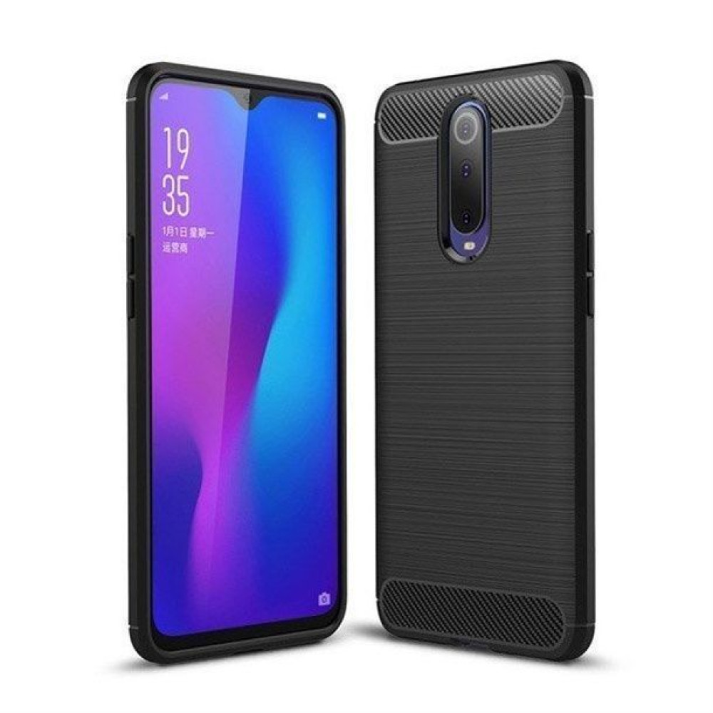 Θήκη Σιλικόνης Carbon TPU Fiber Brushed Xiaomi Mi 9T Pro / Mi 9T Μαύρο