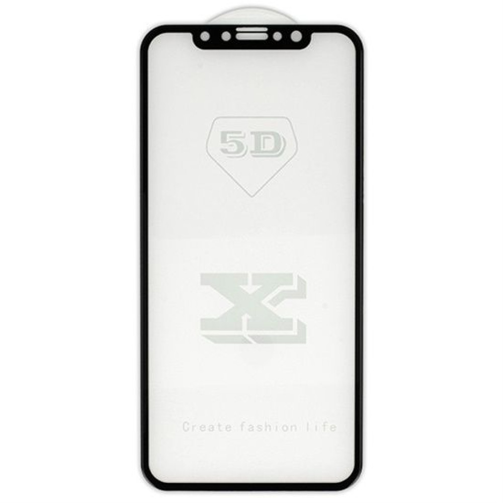 5D Full Glue 9H Tempered Glass Apple iPhone 11 / iPhone XR Μαύρο