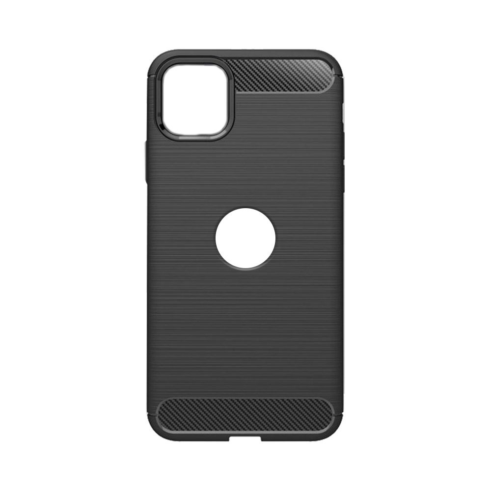 Θήκη Σιλικόνης Carbon TPU Fiber Brushed Apple iPhone 11 Μαύρο