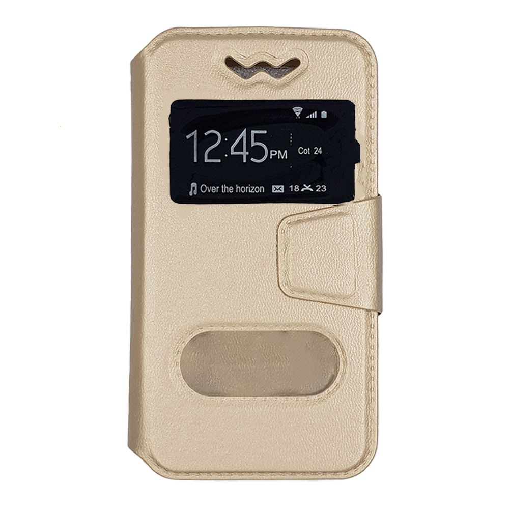 Θήκη Universal S-View Book 5,8"-6,3" Χρυσό