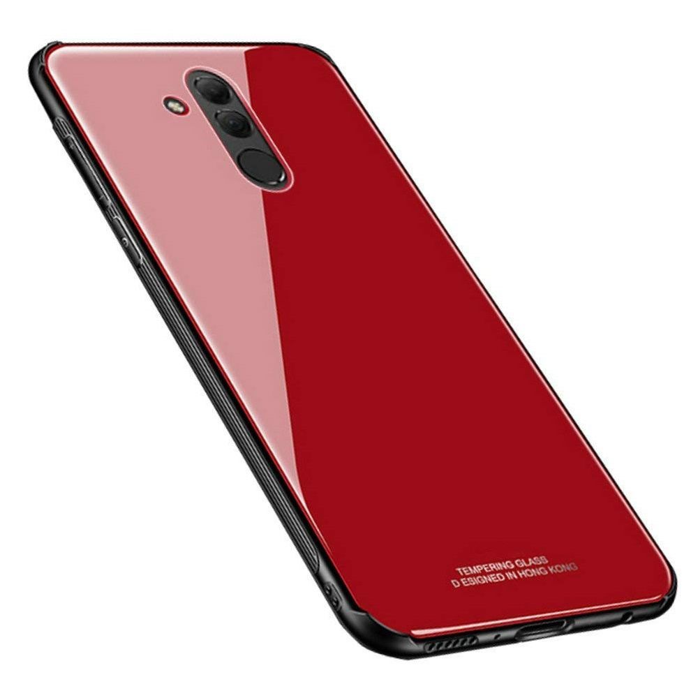 Glass Case Huawei Mate 20 Lite Κόκκινο