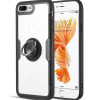 Carbon Clear Ring TPU Apple iPhone 6/6s Μαύρο