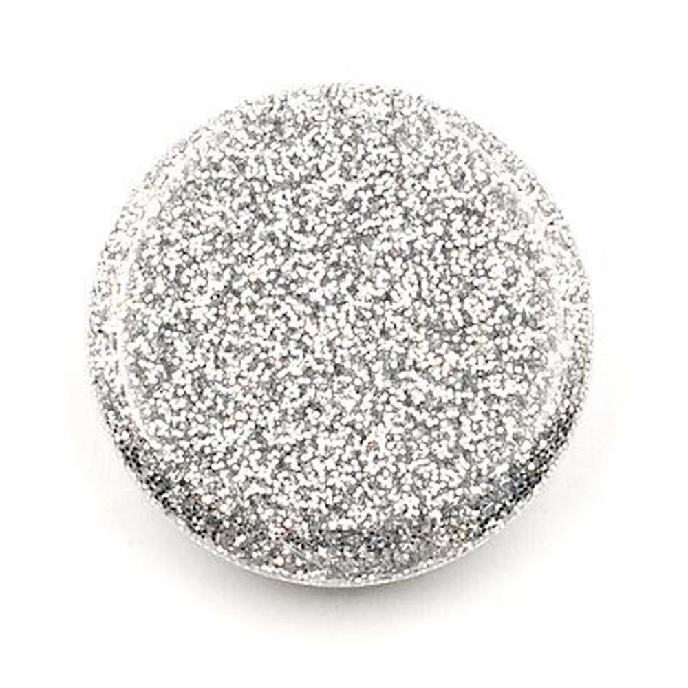 Pop Socket Glitter Ασημί