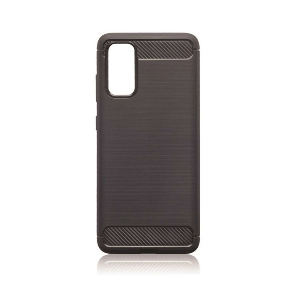 Θήκη Σιλικόνης Carbon TPU Fiber Brushed Samsung Galaxy S20 Plus Μαύρο