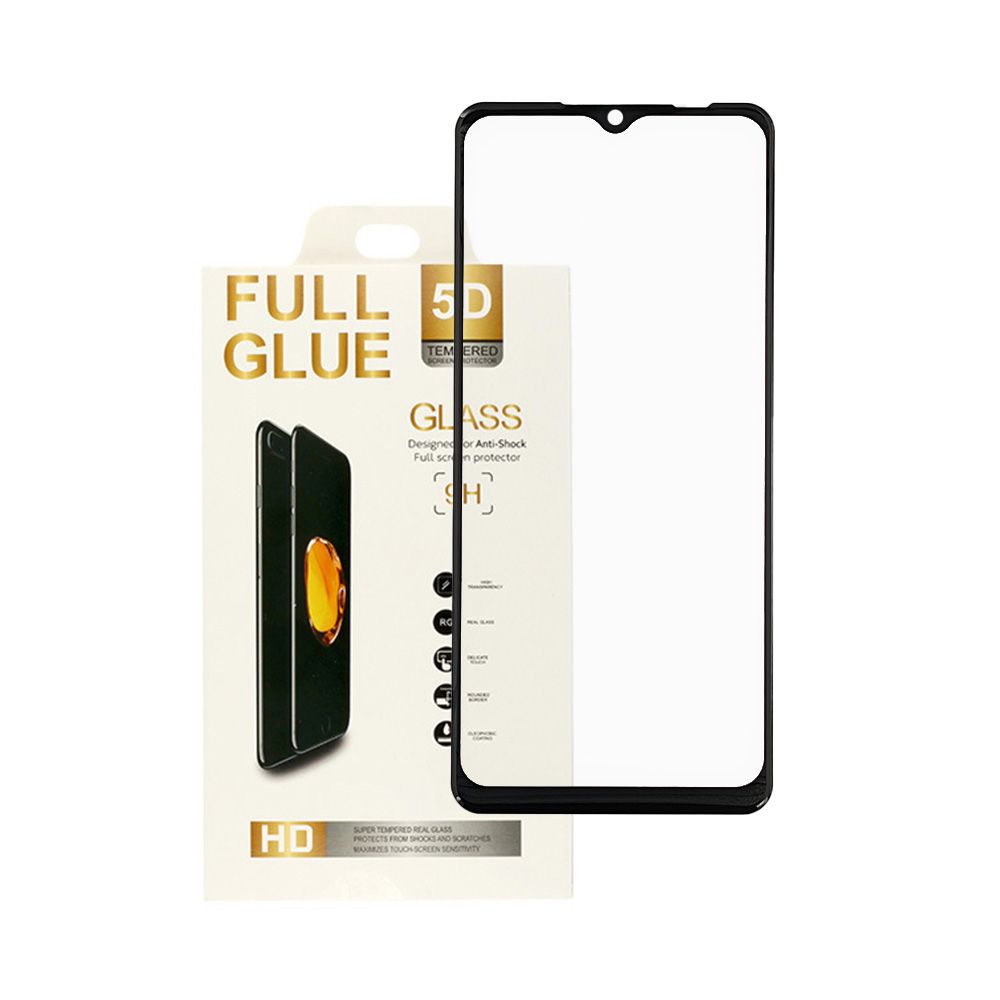 5D Full Glue 9H Tempered Glass Xiaomi Redmi Note 8T Μαύρο