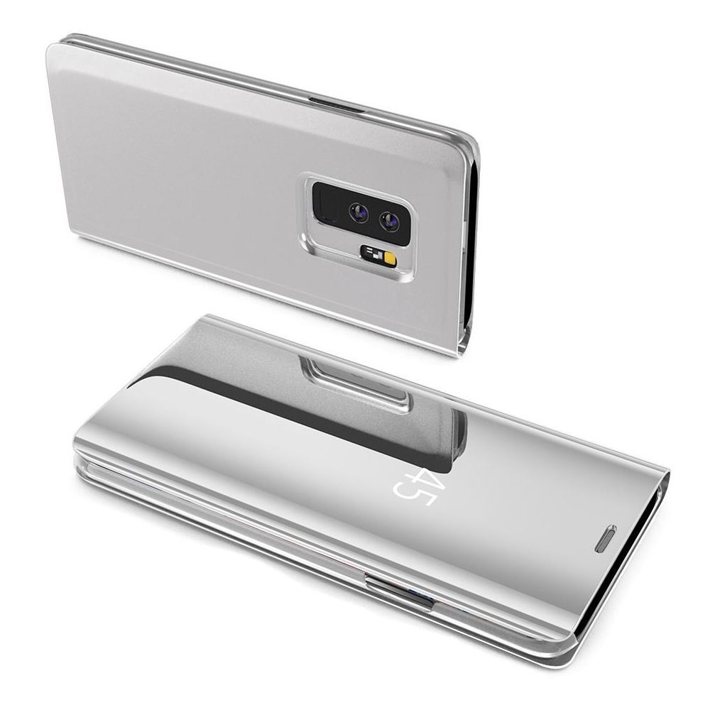 Clear View Cover Xiaomi Redmi 9 Ασημί