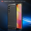 Θήκη Σιλικόνης Carbon TPU Fiber Brushed Xiaomi Mi Note 10 Lite Μαύρο