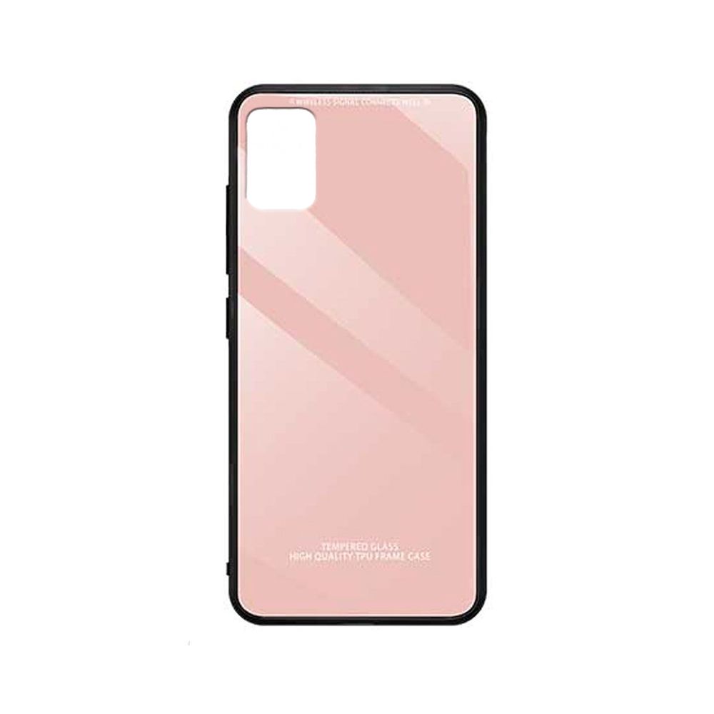 Glass Case Samsung Galaxy A71 Ροζ