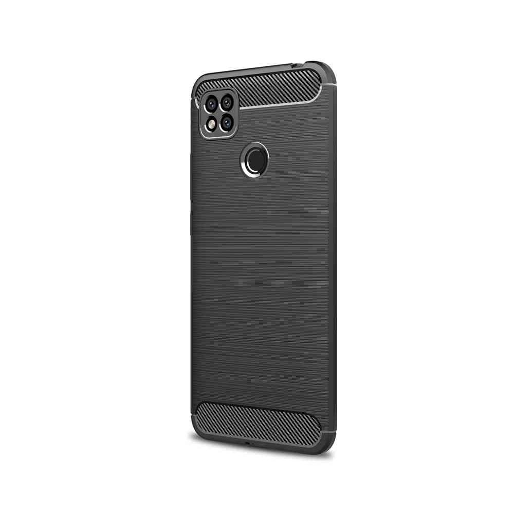 Θήκη Σιλικόνης Carbon TPU Fiber Brushed Xiaomi Redmi 9C Μαύρο