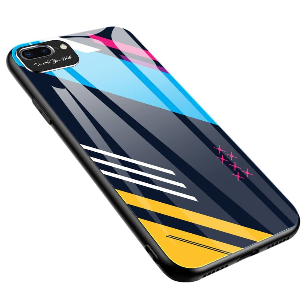 Color Glass Case Durable Apple iPhone 7 / iPhone 8 / iPhone SE 2020 / iPhone SE 2022 Colorous pattern 2