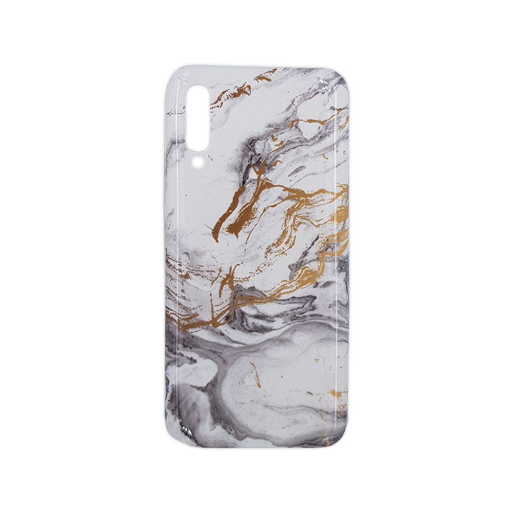 Θήκη Marble Silicon Samsung Galaxy A70/A70s White