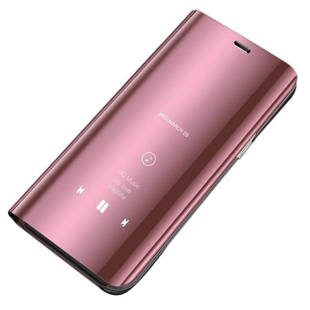 Clear View Cover Huawei P Smart Pro 2019 Ροζ Χρυσό
