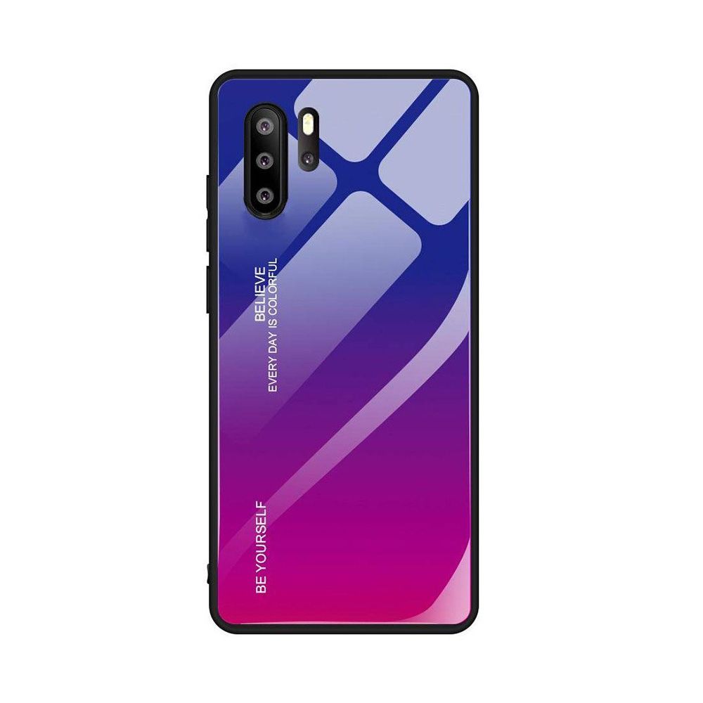 Glass Case Huawei P30 Pro Μπλε / Ματζέντα