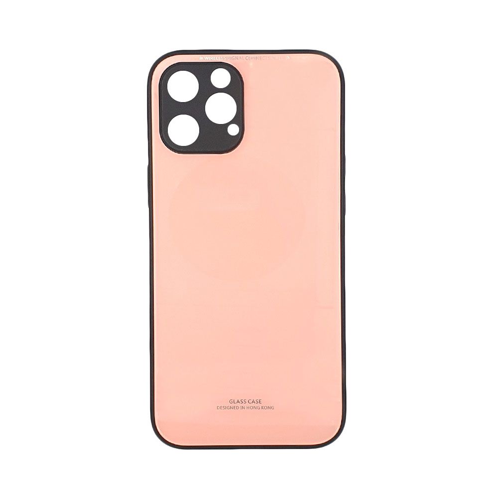 Glass Case Apple iPhone 12 Pro Max Ροζ
