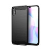 Θήκη Σιλικόνης Carbon TPU Fiber Brushed Xiaomi Redmi 9A / Redmi 9AT Μαύρο