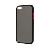 Θήκη Color Button Bumper Apple iPhone 6/6s Μαύρο