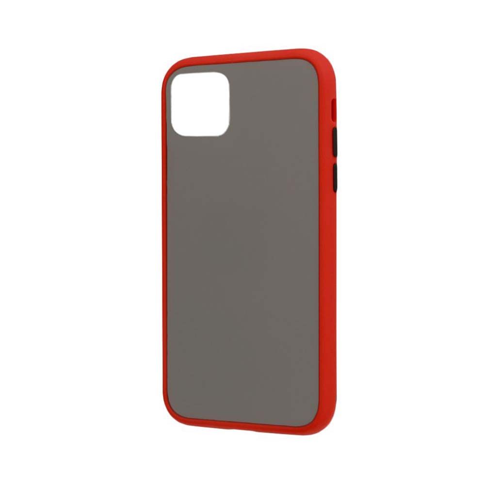 Θήκη Color Button Bumper Apple iPhone 12 / iPhone 12 Pro Κόκκινο