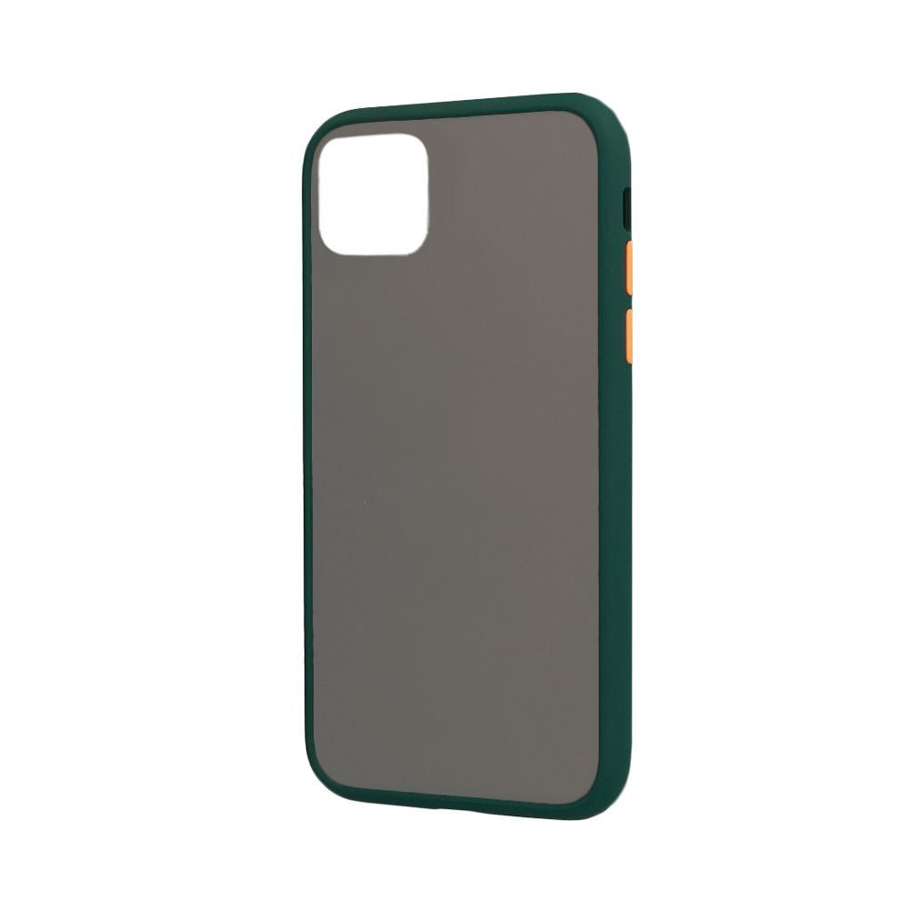 Θήκη Color Button Bumper Apple iPhone 12 / iPhone 12 Pro Πράσινο