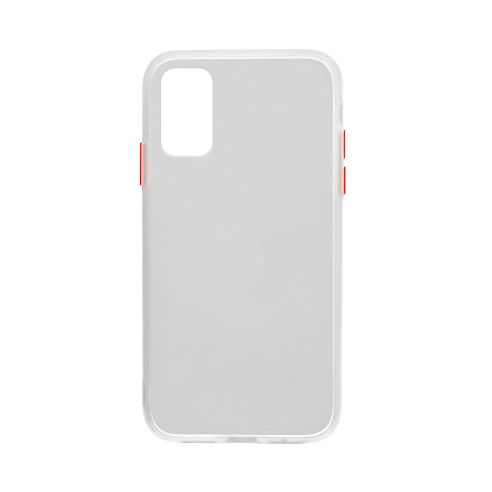 Θήκη Color Button Bumper Samsung Galaxy A41 Διάφανο