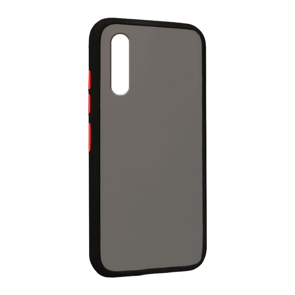 Θήκη Color Button Bumper Samsung Galaxy A50 / Galaxy A50S / Galaxy A30S Μαύρο