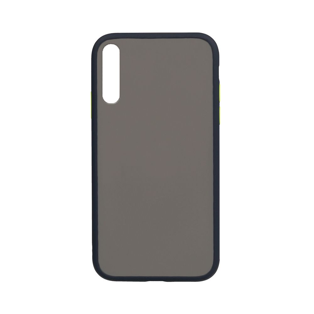 Θήκη Color Button Bumper Samsung Galaxy A70/A70s Μπλε Σκούρο
