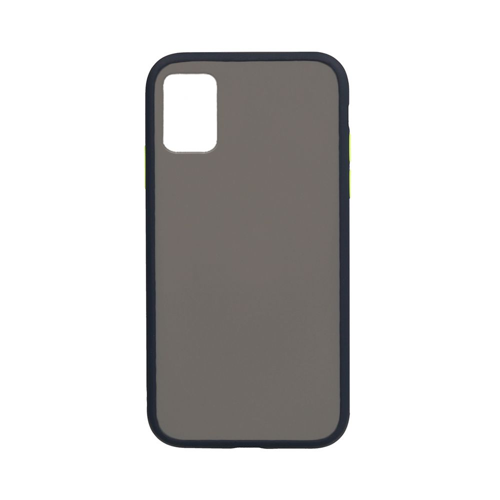 Θήκη Color Button Bumper Samsung Galaxy A71 Μπλε Σκούρο