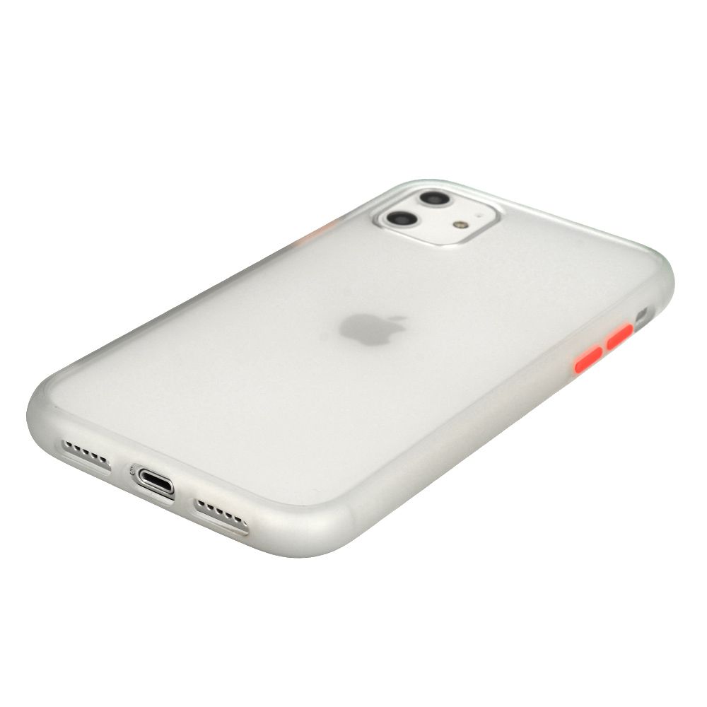 Θήκη Color Button Bumper Xiaomi Redmi 9A / Redmi 9AT Διάφανο