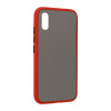 Θήκη Color Button Bumper Xiaomi Redmi 9A / Redmi 9AT Κόκκινο