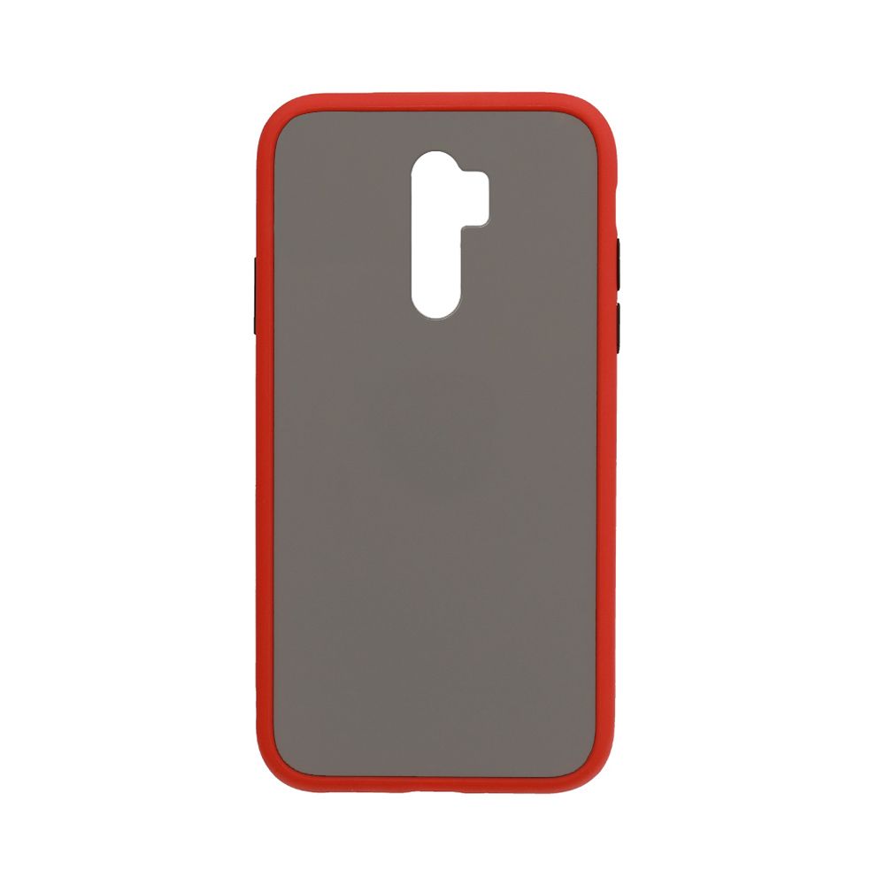 Θήκη Color Button Bumper Xiaomi Redmi 9 Κόκκινο