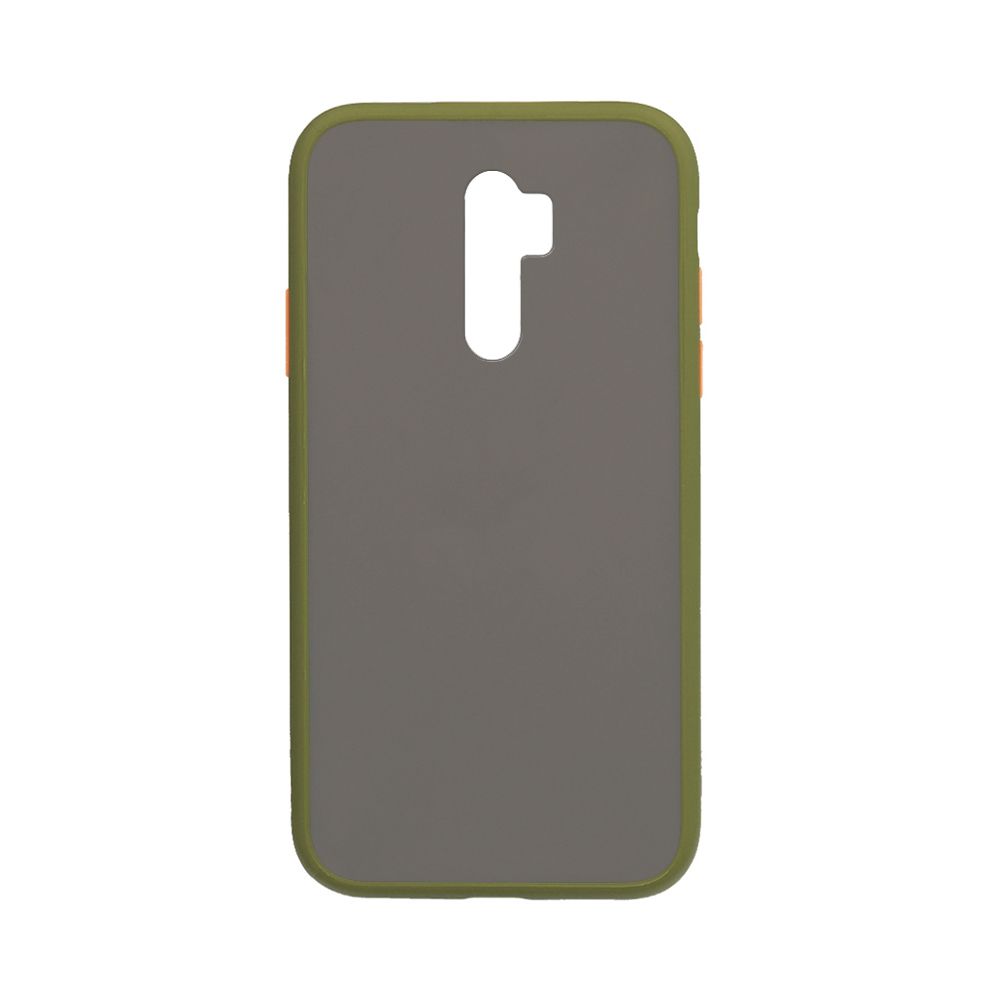 Θήκη Color Button Bumper Xiaomi Redmi 9 Χακί