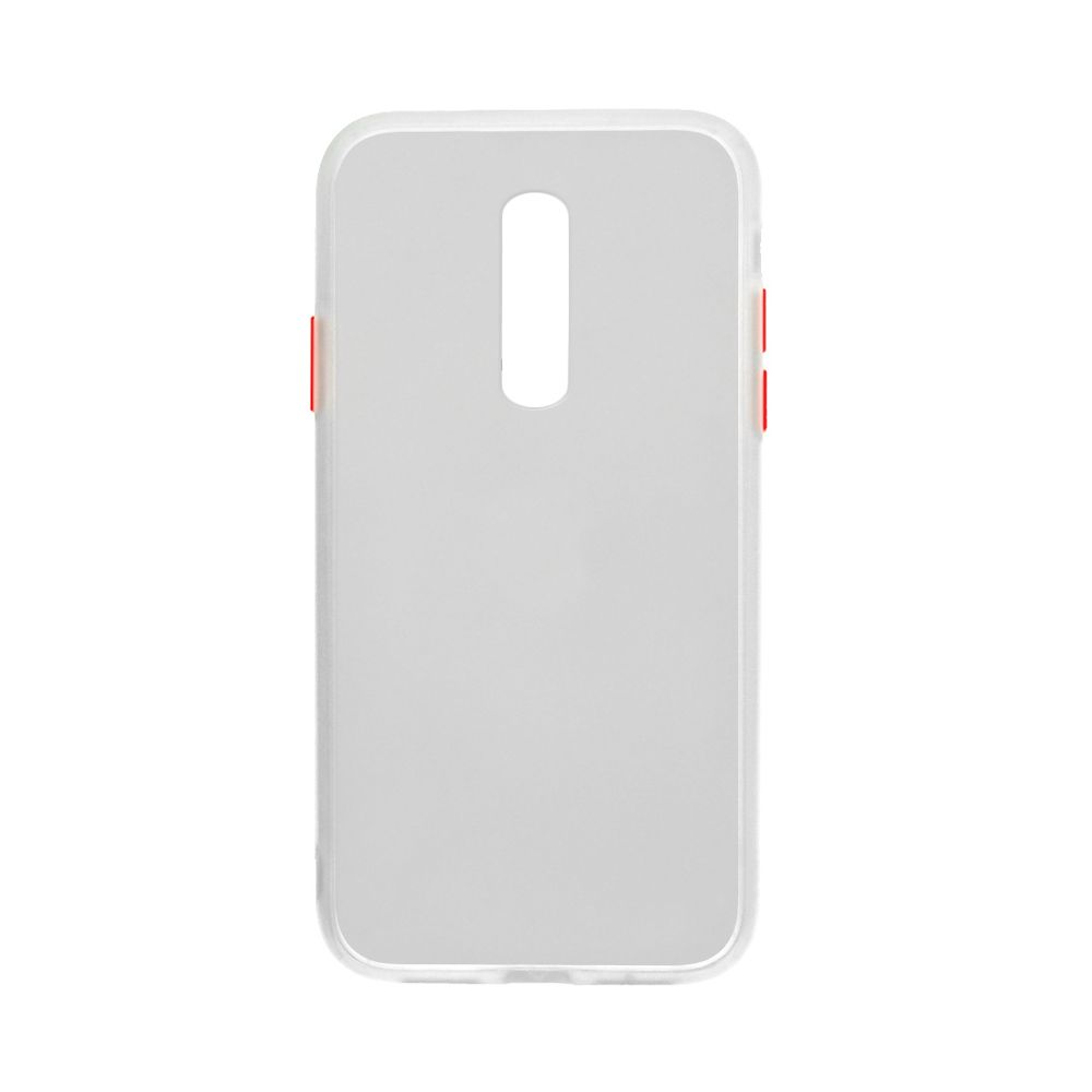 Θήκη Color Button Bumper Xiaomi Redmi 8 Διάφανο