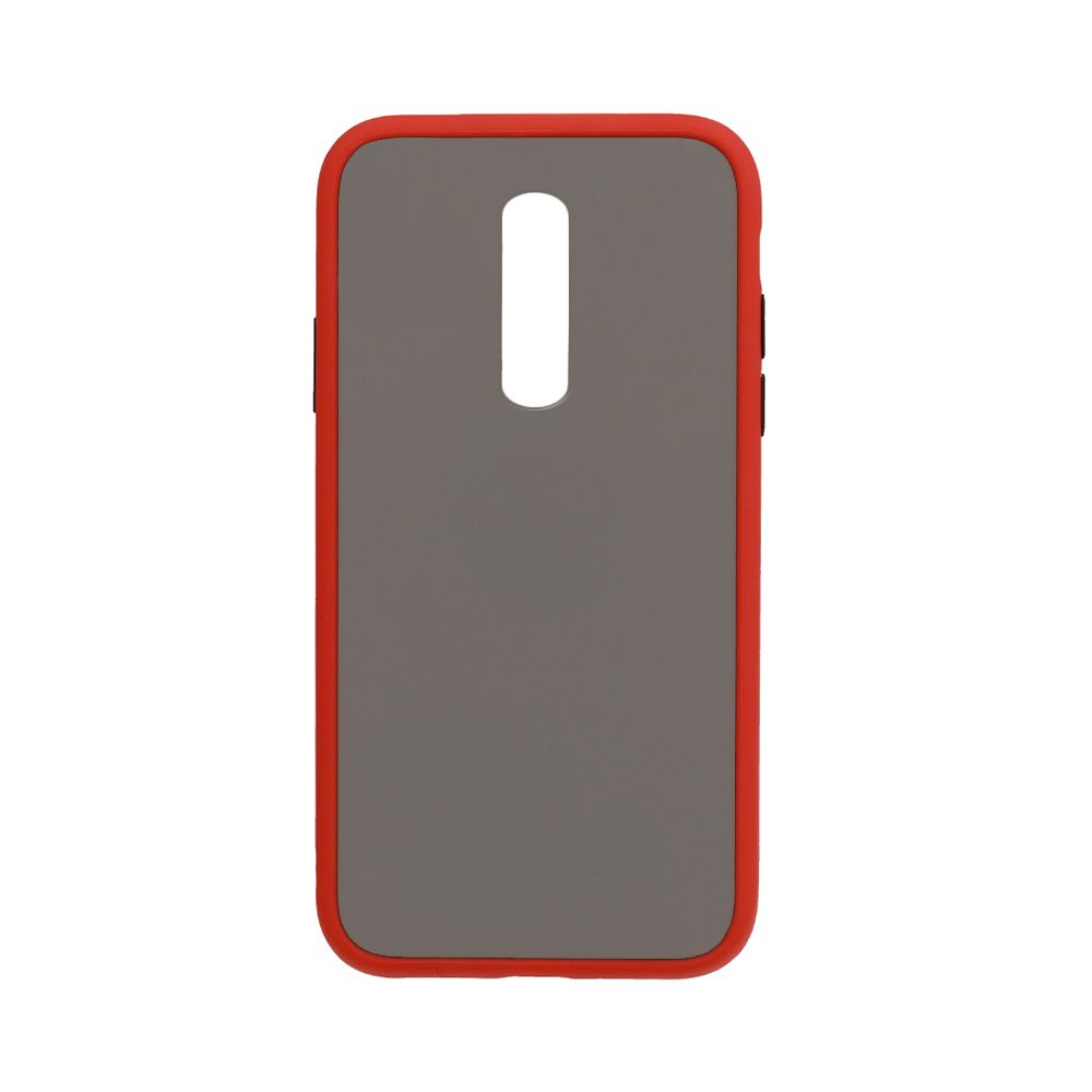 Θήκη Color Button Bumper Xiaomi Redmi 8 Κόκκινο