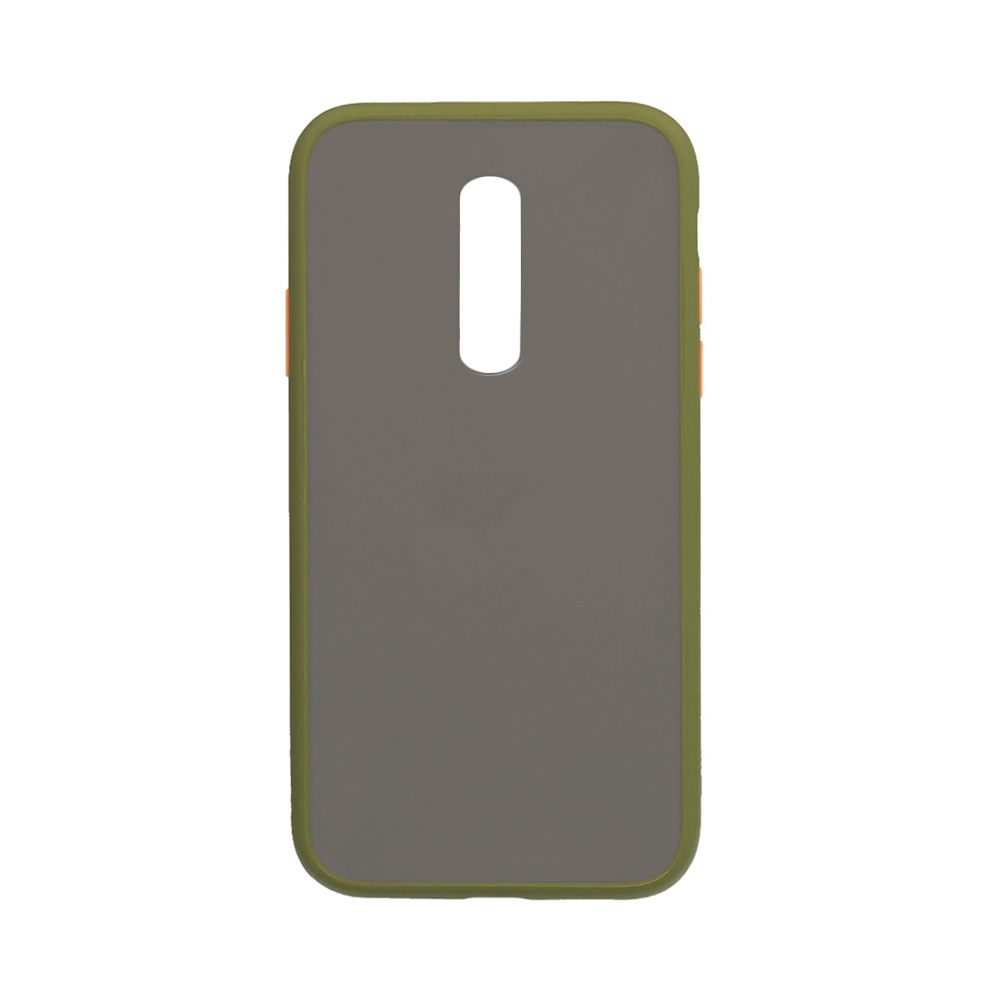 Θήκη Color Button Bumper Xiaomi Redmi 8 Χακί