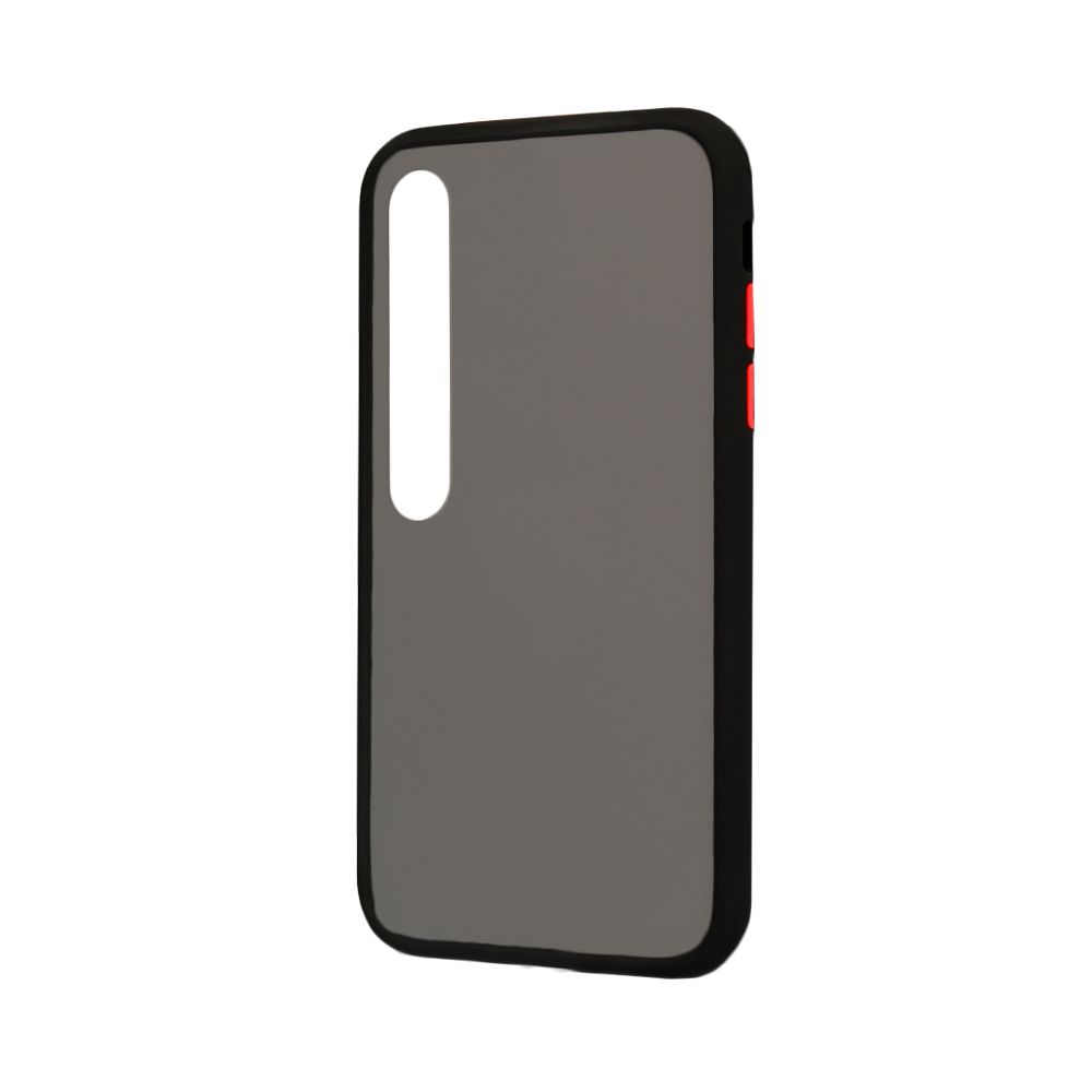 Θήκη Color Button Bumper Xiaomi Mi 10 / Mi 10 Pro Μαύρο