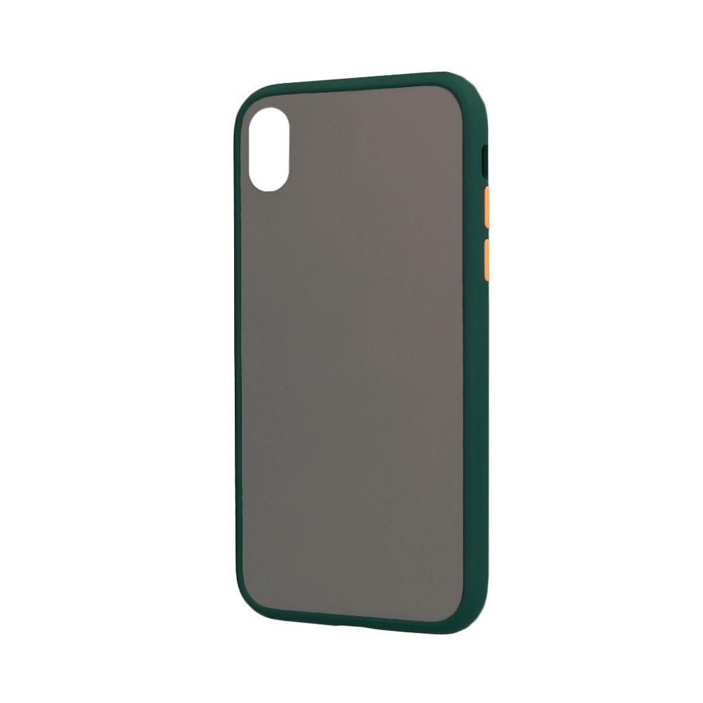 Θήκη Color Button Bumper Apple iPhone XR Πράσινο