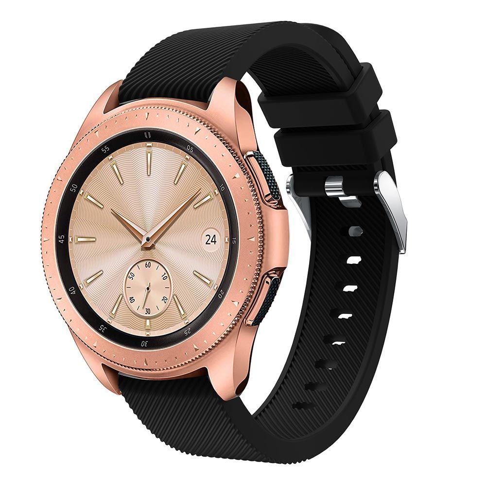 Λουράκι Σιλικόνης Smoothband για Galaxy Watch 42mm Μαύρο