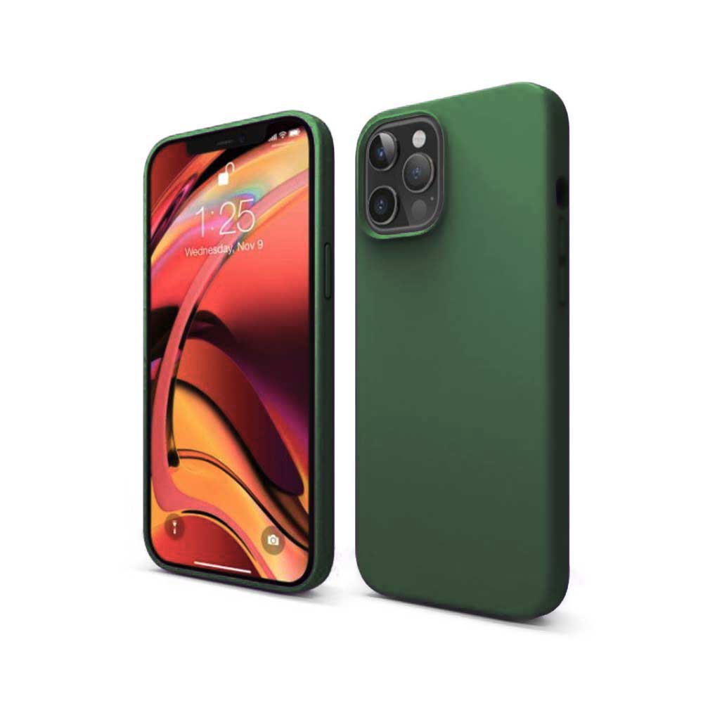 Θήκη Σιλικόνης My Colors Sonique Apple iPhone 12 / iPhone 12 Pro Πράσινο Σκούρο